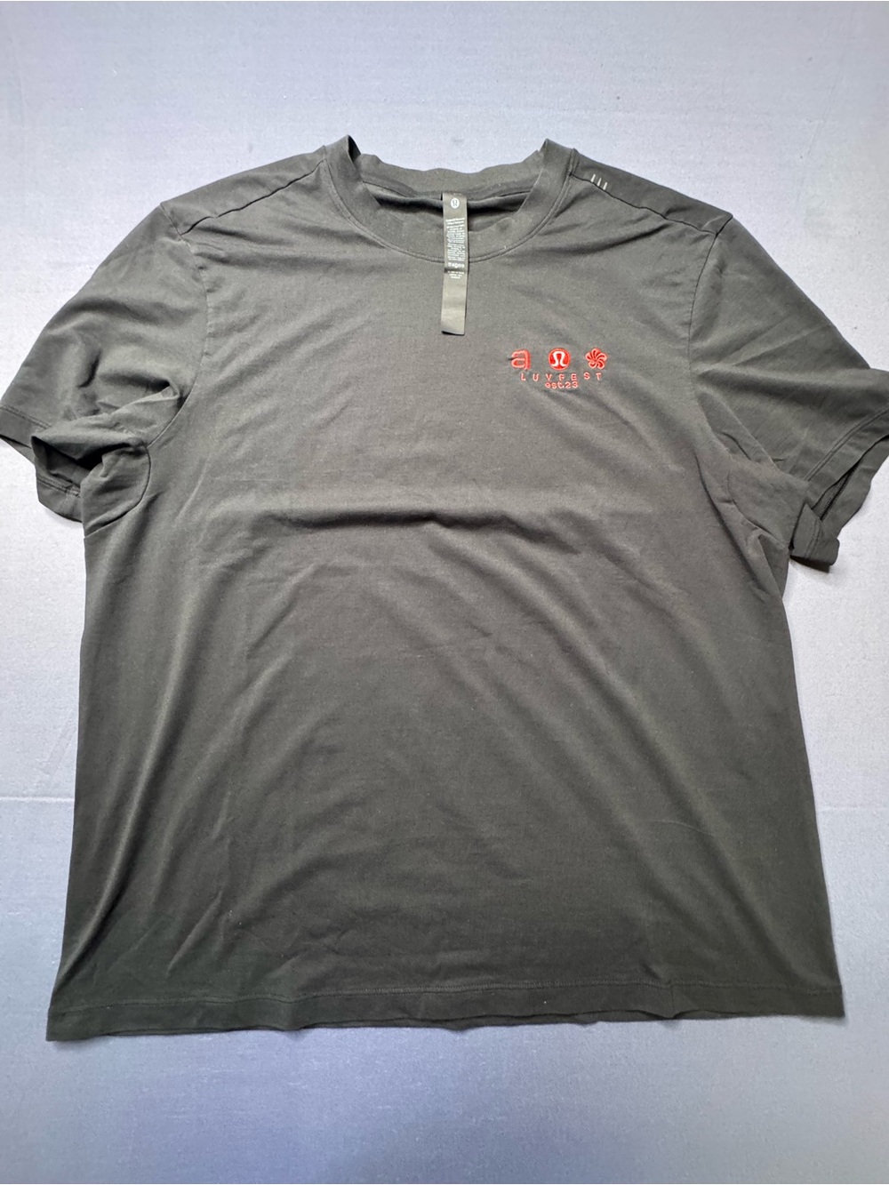 Lululemon X Luvfest 2023 Black Shirt size Large